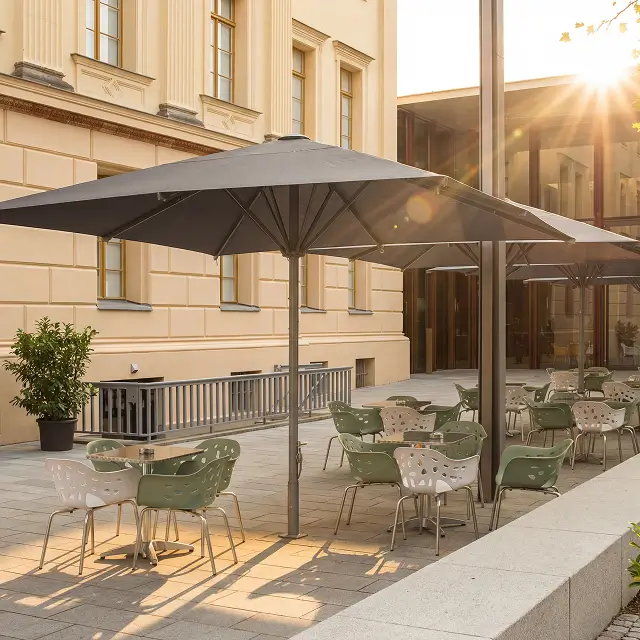 Sonnenschirme Gastronomie Terrasse Außenbereich